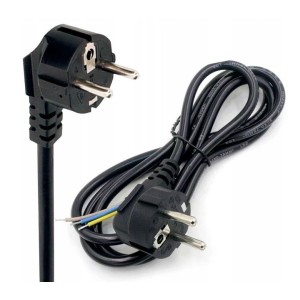 Przewód zasilający , bez wtyczki, 1,5m, 3x0,75mm2, 10A-16A