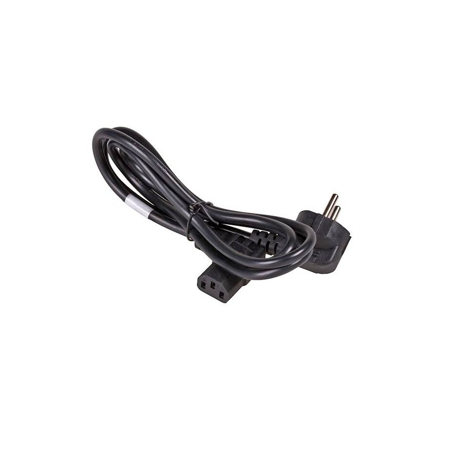 Przewód zasilający kątowy PC/Monitor 3m, 3x0,75mm2, 10A-16A