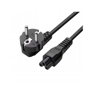 Przewód zasilający koniczynka,  3m, 3x0,75mm2, 10A-16A