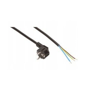 Przewód zasilający , bez wtyczki, 3m, 3x0,75mm2, 10A-16A
